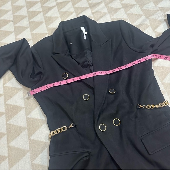Tanya Taylor Michelle blazer jacket with chain - Picture 5 of 5